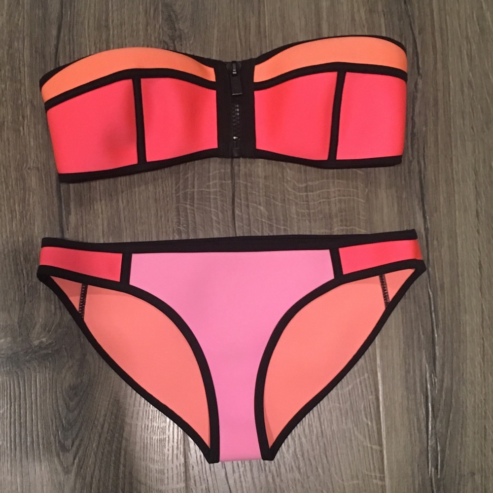 Triangl Lily Strawberry Kiss Neoprene Swimsuit